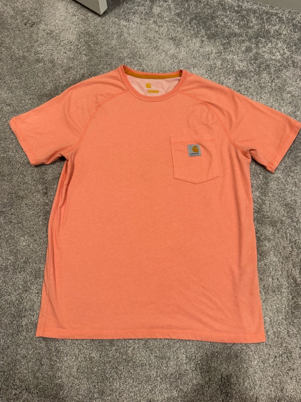 Carhartt | Short-Sleeve Pocket Tee in Coral Peach